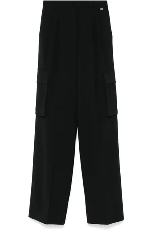 HERNO Pleat-detail cargo trousers