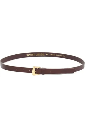 Closed Buckle leather belt