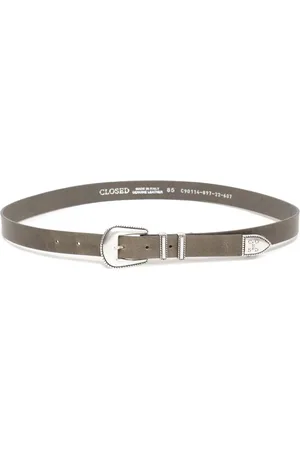 Closed Buckle leather belt