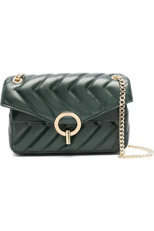 Sandro Yza quilted leather shoulder bag