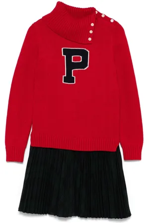 Ralph Lauren High-neck cotton dress