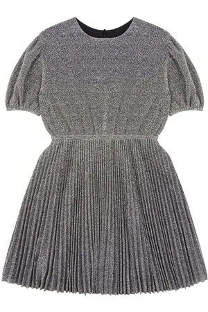 PHILOSOPHY DI LORENZO SERAFINI Pleated short sleeve dress