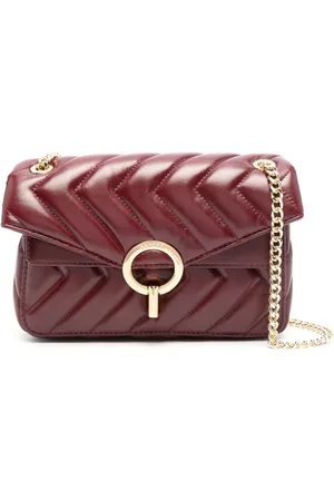 Sandro Yza quilted leather shoulder bag