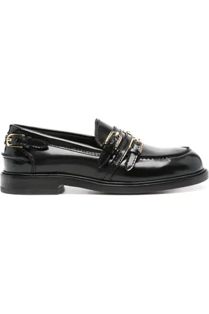 Sandro Buckle-embellished loafers