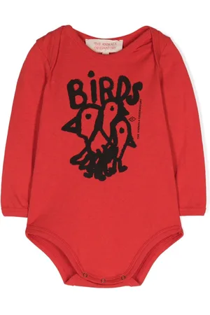 The Animals Observatory Birds-print long-sleeve body