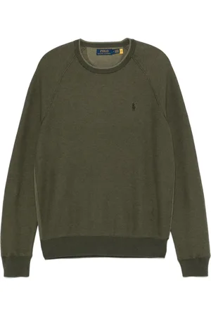 Ralph Lauren Piqu??-weave sweater