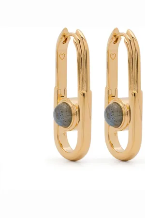 Missoma Zenyu Link Gemstone hoops