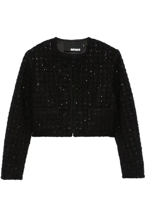 ROTATE Boucl?? cropped jacket