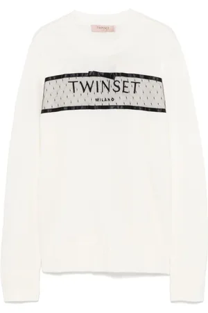 Twin-Set Logo-embroidered sweater