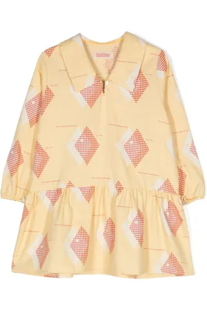 The Animals Observatory Albatross geometric-printed dress