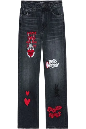 Zadig & Voltaire The Patti Outline Cropped jeans