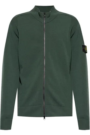 Stone Island Compass-badge knit cardigan