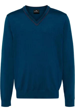 Paul Smith V-neck contrasting-trim jumper