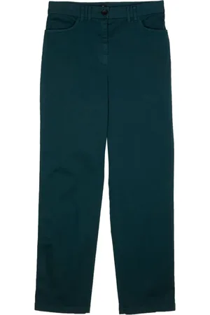 Paul Smith Logo-patch organic cotton-blend trousers