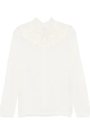 Twin-Set Lace-detail sweater