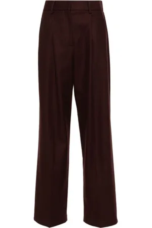 FORTE FORTE Felted straight-leg trousers