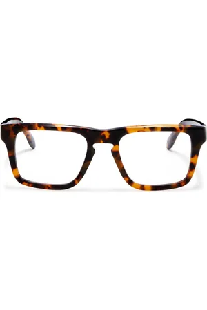 Palm Angels Tortoiseshell rectangle-frame glasses