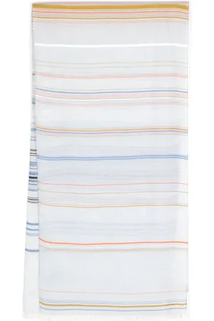 Paul Smith Striped cotton-blend scarf