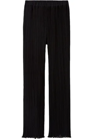 Claudie Pierlot Pleated ruffle trim trousers