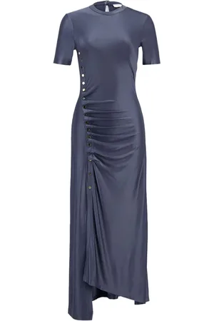 Paco rabanne Gathered midi dress