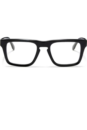 Palm Angels Logo-plaque square-frame glasses