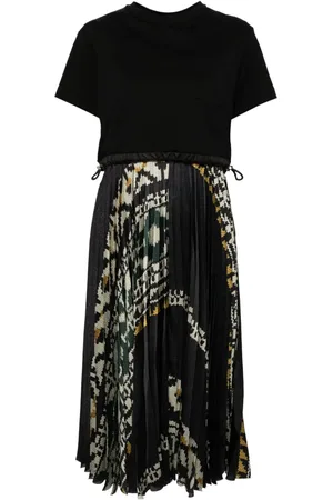 SACAI Pattern printed dress