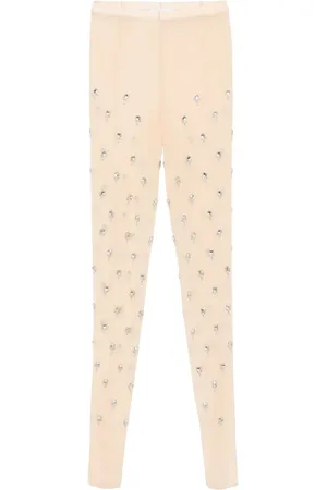 Paco rabanne Embroidered jersey thights