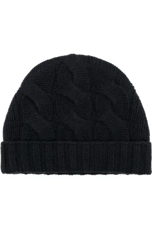 N.PEAL Chunky cable-knit beanie