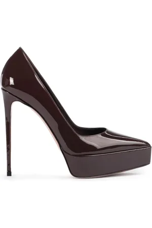 LE SILLA Uma 140mm leather pumps