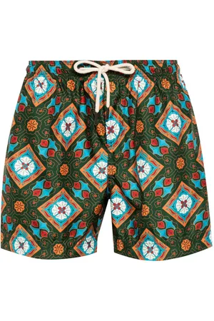 PENINSULA SWIMWEAR Graphic-print swim shorts