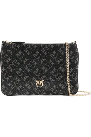 Pinko Classic-monogram clutch bag