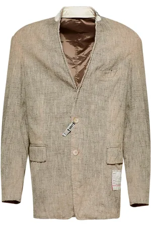 Maison Mihara Yasuhiro Slub tweed blazer