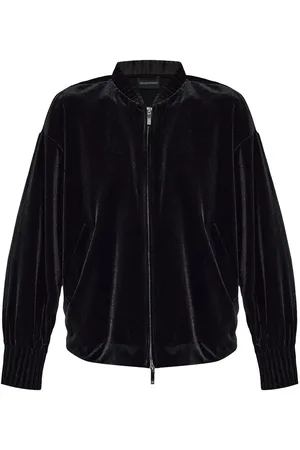 Emporio Armani Velvet bomber jacket