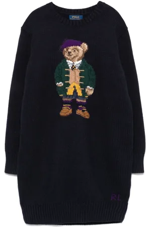 Ralph Lauren Polo Bear-intarsia dress