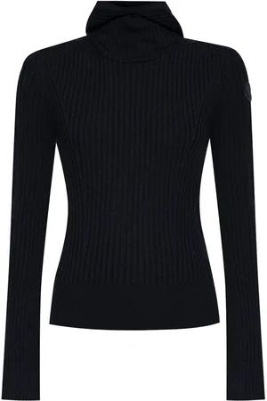 Moncler Logo-patch ribbed hoodie