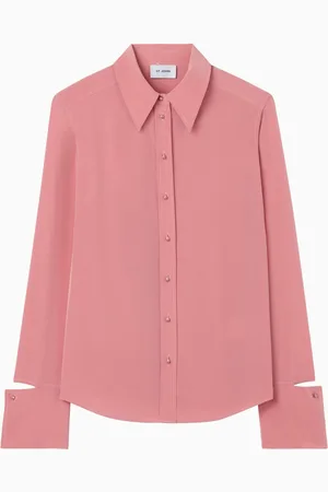 ST. JOHN Crepe de chine silk blouse