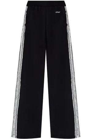 OFF-WHITE Lace-detailing track pants