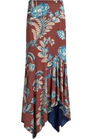 Etro Printed jersey maxi skirt