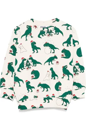 Molo Festive Dinos-print sweatshirt