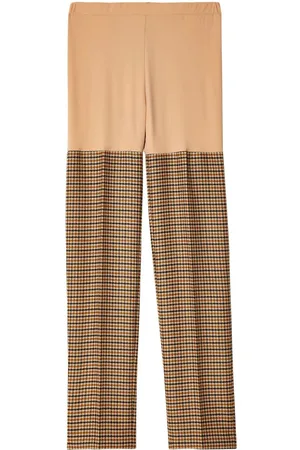 WALTER VAN BEIRENDONCK Checked leggings
