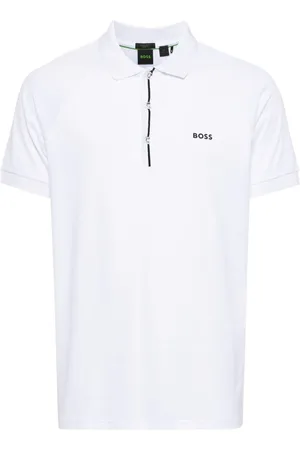 HUGO BOSS Contrast panel polo shirt