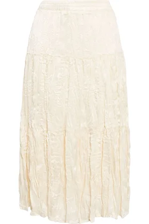 tout a coup Tiered midi skirt