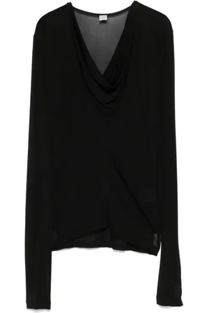 Totême Draped V-neck top