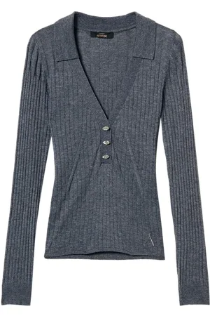 Twin-Set Ribbed-knit top