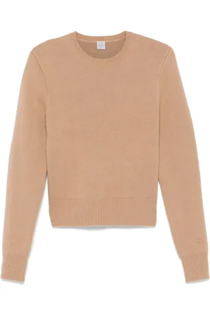 Totême Cropped crew-neck sweater