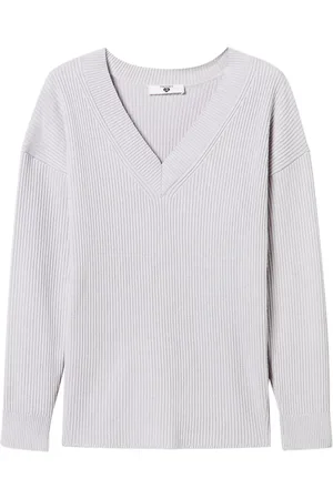 Twin-Set Ribbed slit jumper