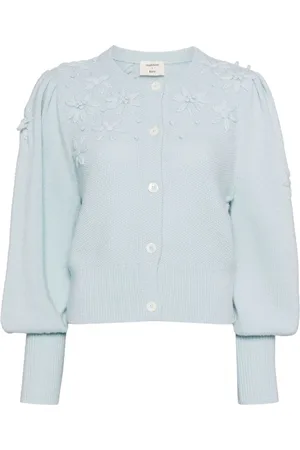 Onefifteen Floral-embroidered cardigan