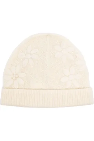 Onefifteen Floral-embroidered knit beanie
