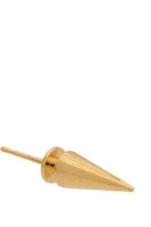 In Gold We Trust Cone earring
