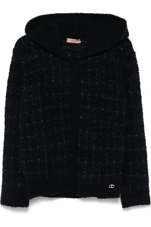 Twin-Set Jacquard knit checked jacket